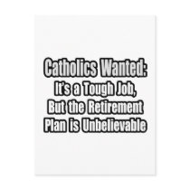 Catholics Wanted...