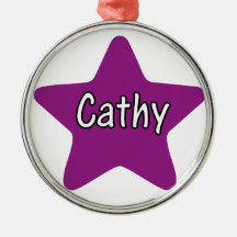 Cathy Star Christmas Ornament
