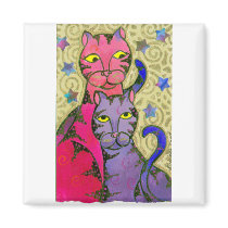 CatNStars Refrigerator Magnets
