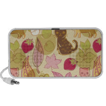 Cats and fruit mini speaker