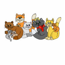 Cats and Kittens Photo Sculpture Cutouts