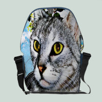 Cats and Nature "In Full Bloom" Messenger Bag messenger bags