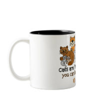 Cats are like potato chips mug