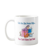 Cats Are Like Potato Chips Mugs