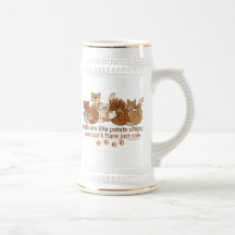 Cats are like potato chips mug