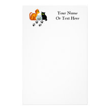 Cats At Play Stationery Paper