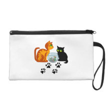 Cats At Play Wristlet