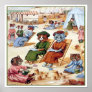 Cats at the Beach by Louis Wain