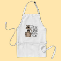 Cats Believe aprons