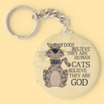 Cats Believe keychains