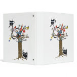 Cats birds and fox woodland friends Avery Art Bind Binders