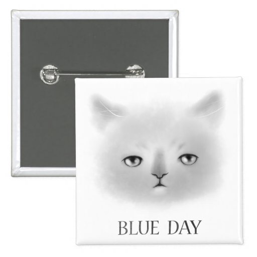 Cat's Blue Day Magnet Pins