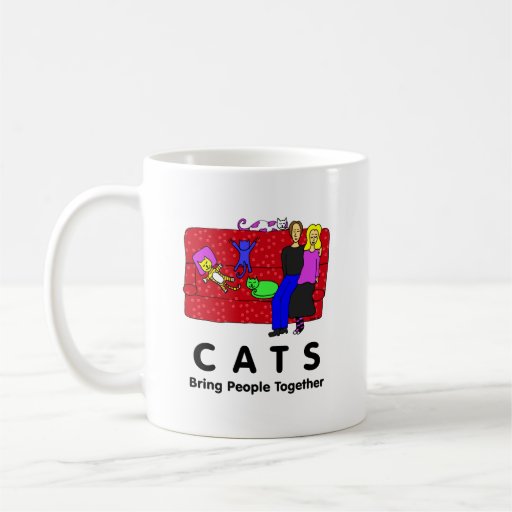 Cats Bring People Together Mug