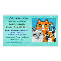 Cats Business Cards