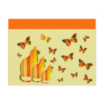 Cats & Butterflies Postcards