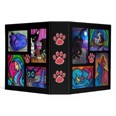 Cats Cats Cats Binder by dreamlyn