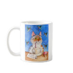 Cat's coffee break mug