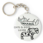 Cats & Dogs lover Key Chains