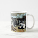 Cats Duke It Out on a Rooftop mugs
