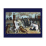 Cats Duke It Out on a Rooftop Postcards
