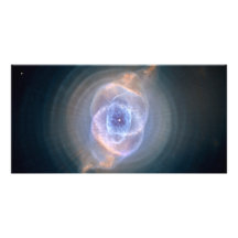 Cat's Eye Nebula Hubble Space Customized Photo Card