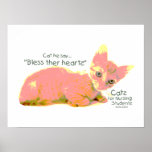 Cats for Nursing Students - Cat he Say Print