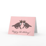 Cats Happy Birthday Card