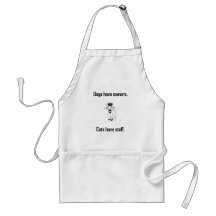 Cats Have Staff Apron