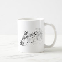 Cats Hugging Artwork Mugs