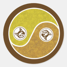 Cats in Balance 1 Stickers