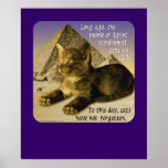 Cats in Egypt Print