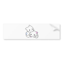 Cats in Love Bumper Sticker
