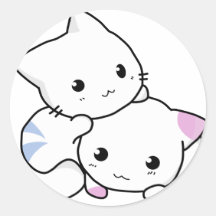 Cats in Love Stickers