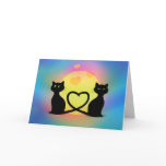 Cats in Love Valentine's Design Card