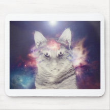 Cats in Space Mouse Pad