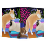 Cats in the Fresh Laundry Avery Binder