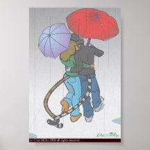 Cats in the Rain Poster