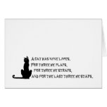 Cat's Lives Greeting Card