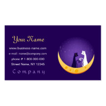 Cats on Moon Business Cards