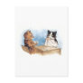 Cats playing cards post card