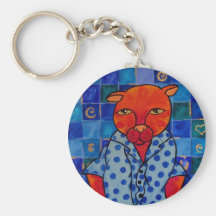 Cats Pyjamas Keychain