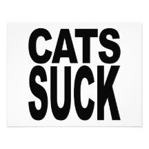 Cats Suck Custom Invites