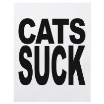 Cats Suck Custom Flyer