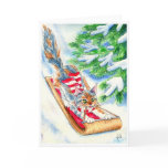 Cat's Toboggan Ride Card