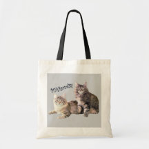 Cats Tote Bag PURRsonality