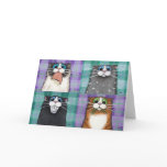 Cats Up To No Good Greeting Card