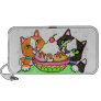 Cats With Ice Cream Art Doodle Speaker