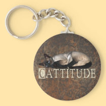 Cattitude keychains