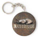 Cattitude Key Chain