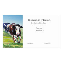 Cattle Cow Farmer Business Cards